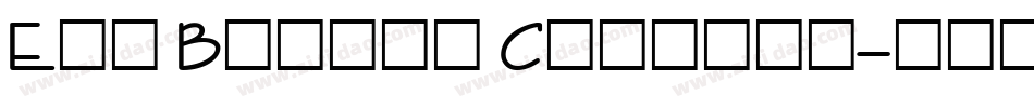 Eco Bamboo Cartoon字体转换